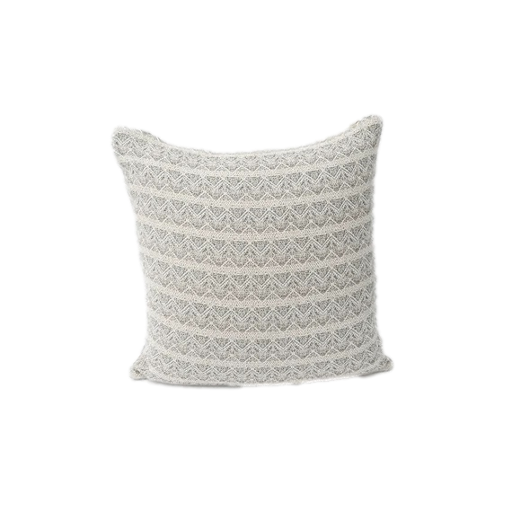 Gorgeous Textured Vintage Fabric Throw Pillow - 20x20