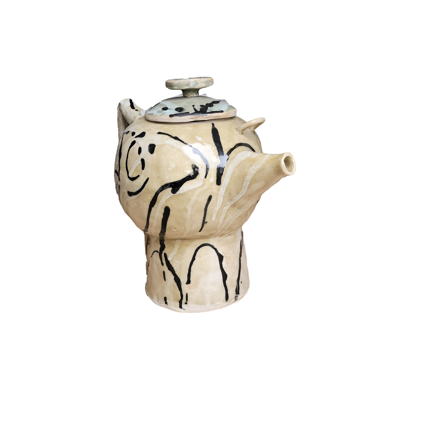 Large Handmade Ceramic Tea Pot