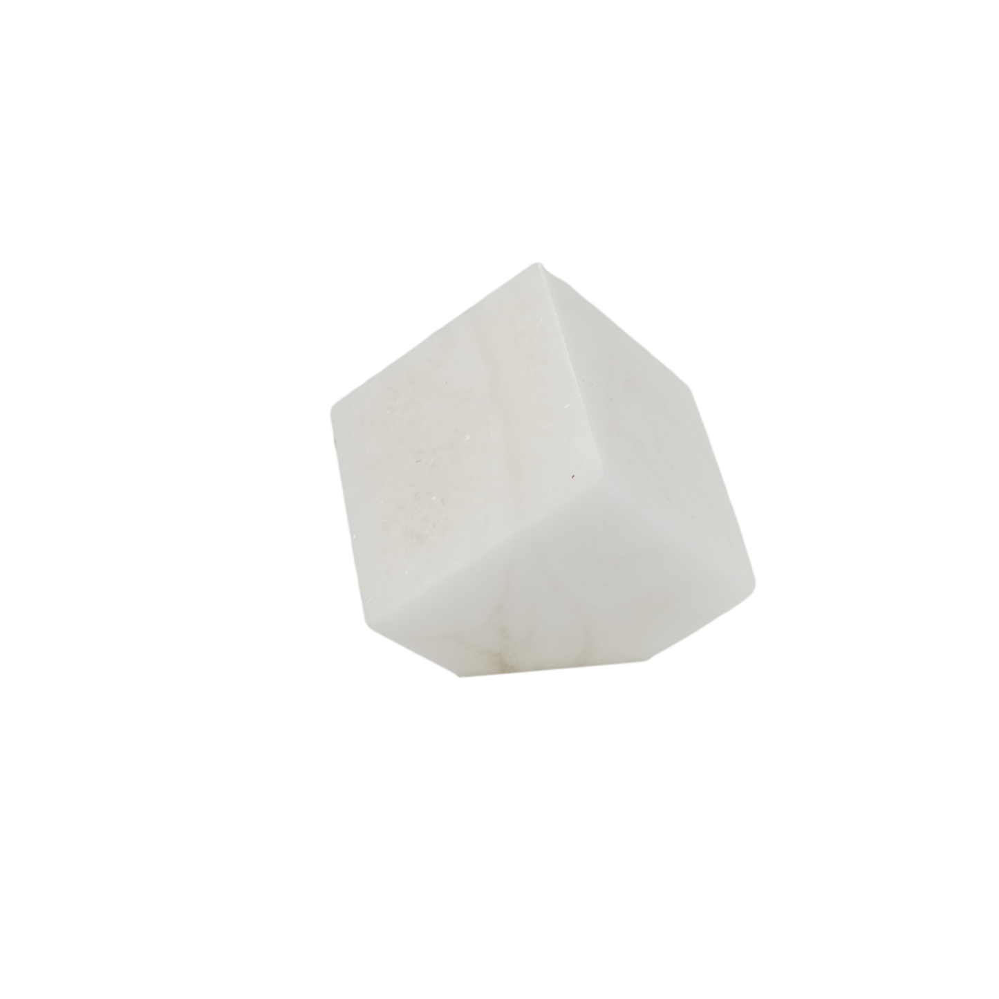 Large Alabaster Cube