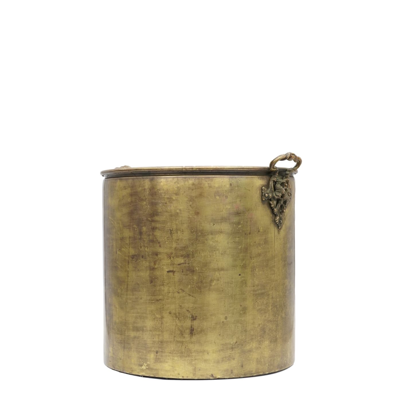 Large Vintage Brass Bucket