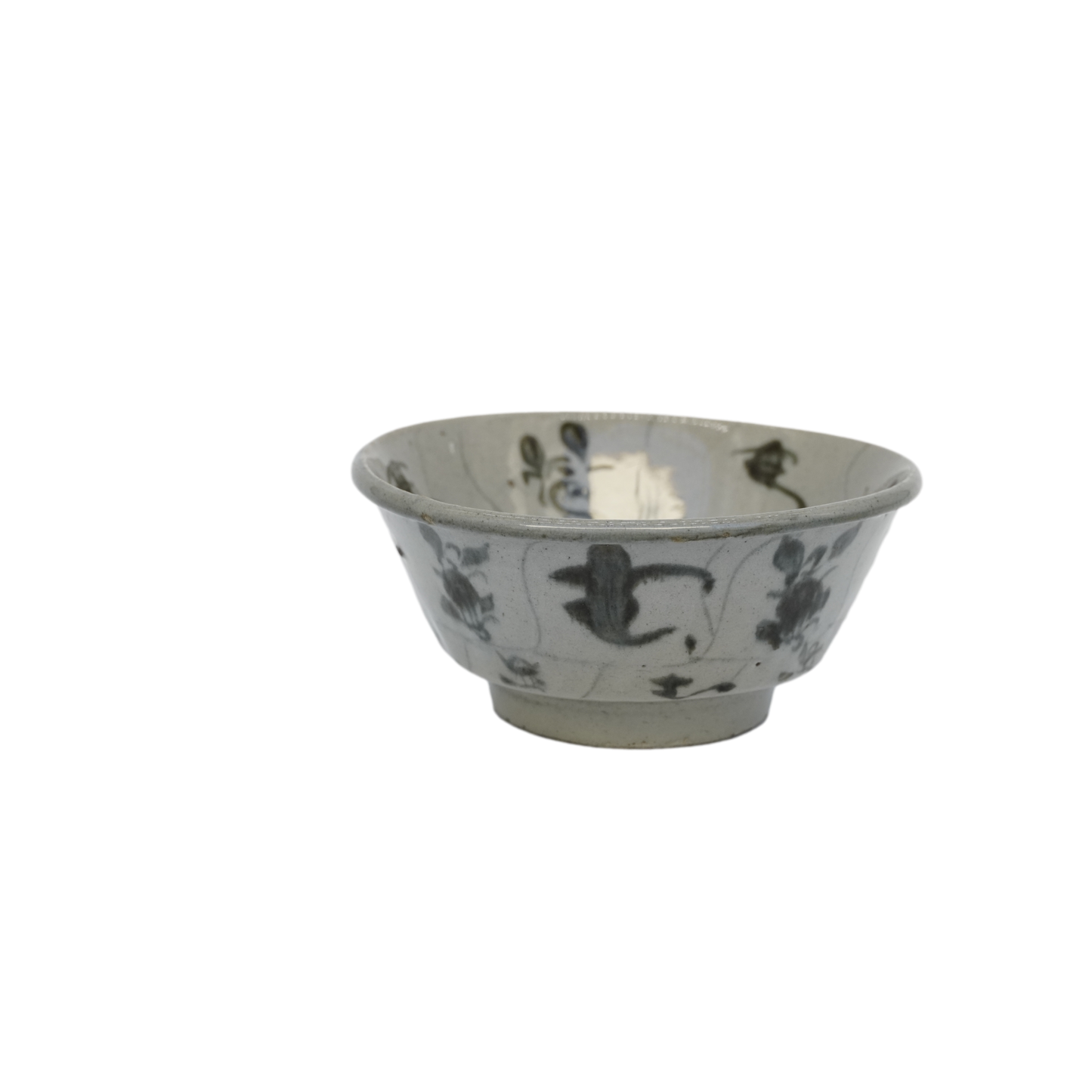 Chinese Hand Painted Clay Hand Bowl